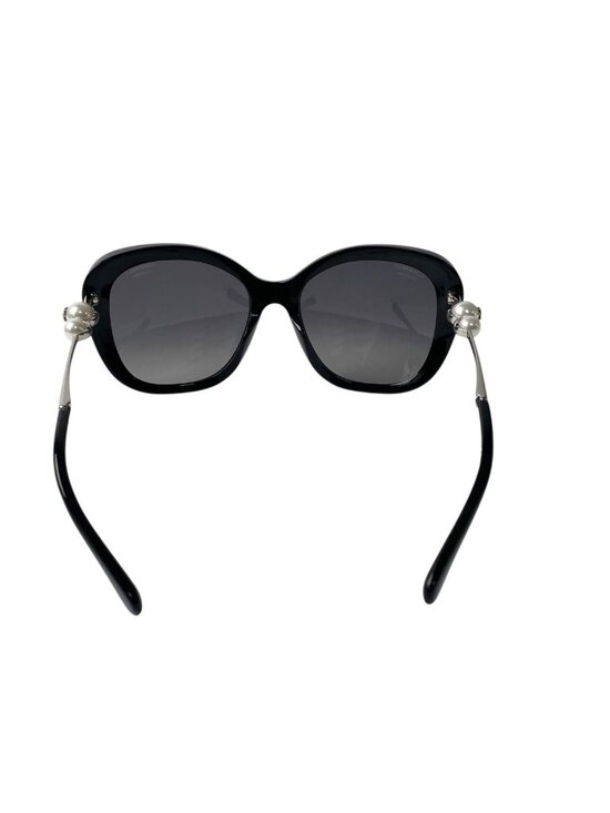 Chanel CC Logo Sunglasses Faux Pearl